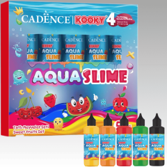 Kooky Aqua Slime Tatlı Meyveler Set 5X90ML