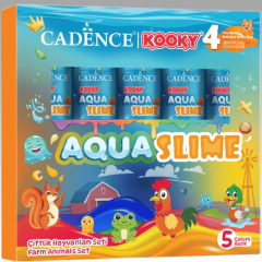 Kooky Aqua Slime Çiftlik Hayvanları Set 5X90ML