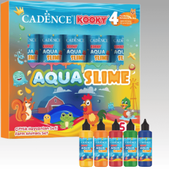 Kooky Aqua Slime Çiftlik Hayvanları Set 5X90ML