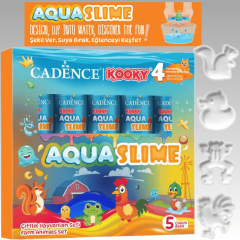 Kooky Aqua Slime Çiftlik Hayvanları Set 5X90ML