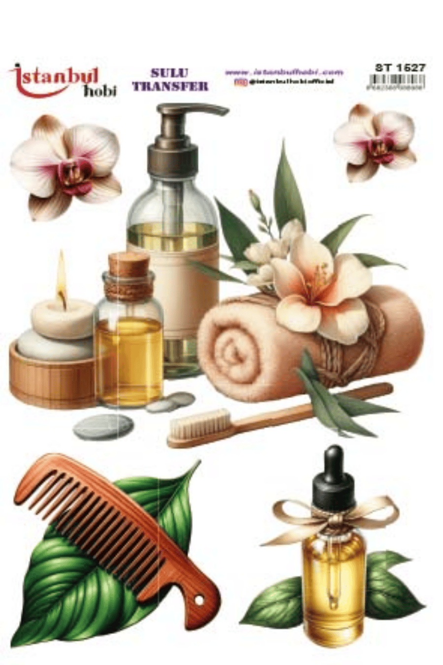 Sulu Transfer Spa ve Terapi Desen Seri ST1527