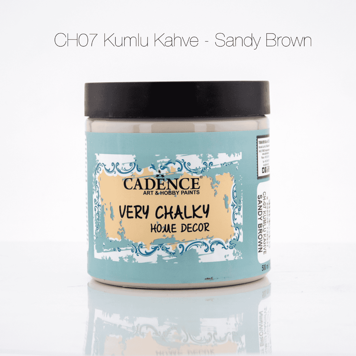 Kumlu Kahve Very Chalky Kadife Dokulu Boya
