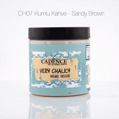 Kumlu Kahve Very Chalky Kadife Dokulu Boya