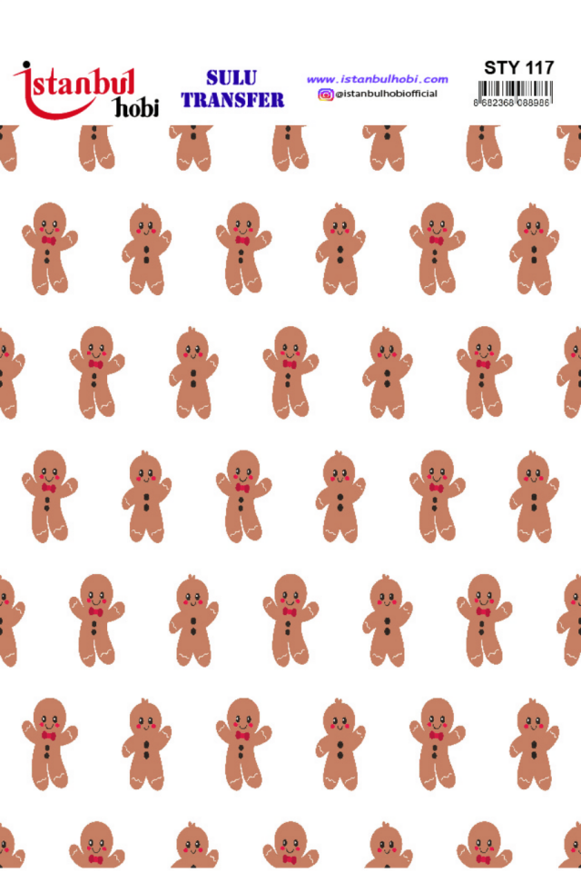 Sulu Transfer Yılbaşı Desen Seri STY117