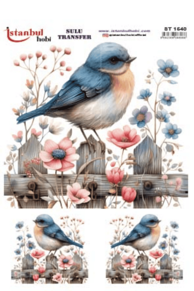 Sulu Transfer Hayvanlar Desenli Seri ST1540