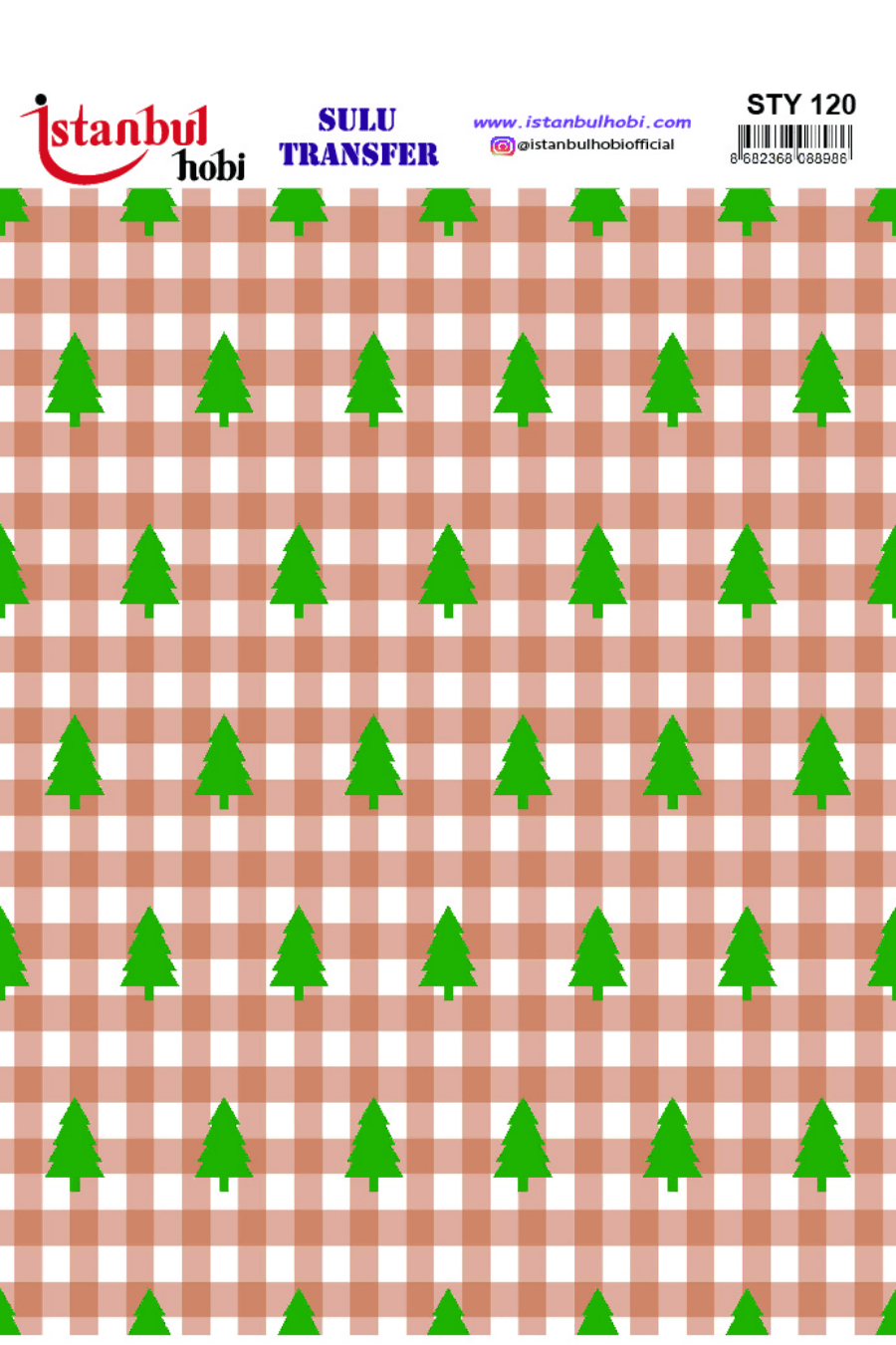 Sulu Transfer Yılbaşı Desen Seri STY120