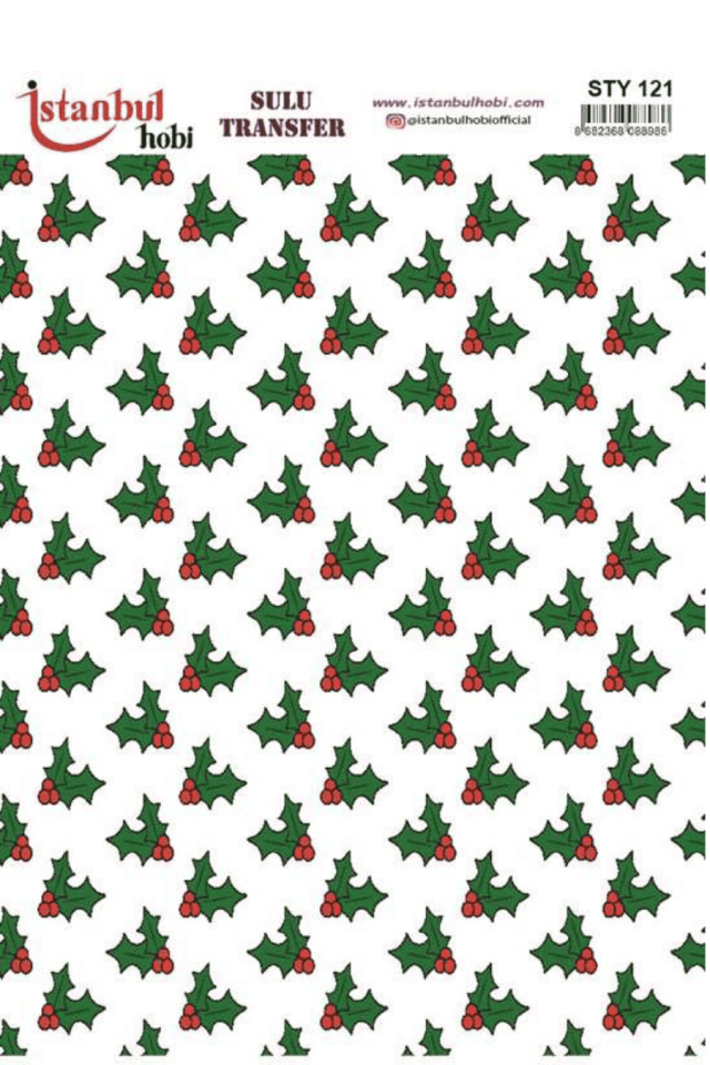 Sulu Transfer Yılbaşı Desen Seri STY121