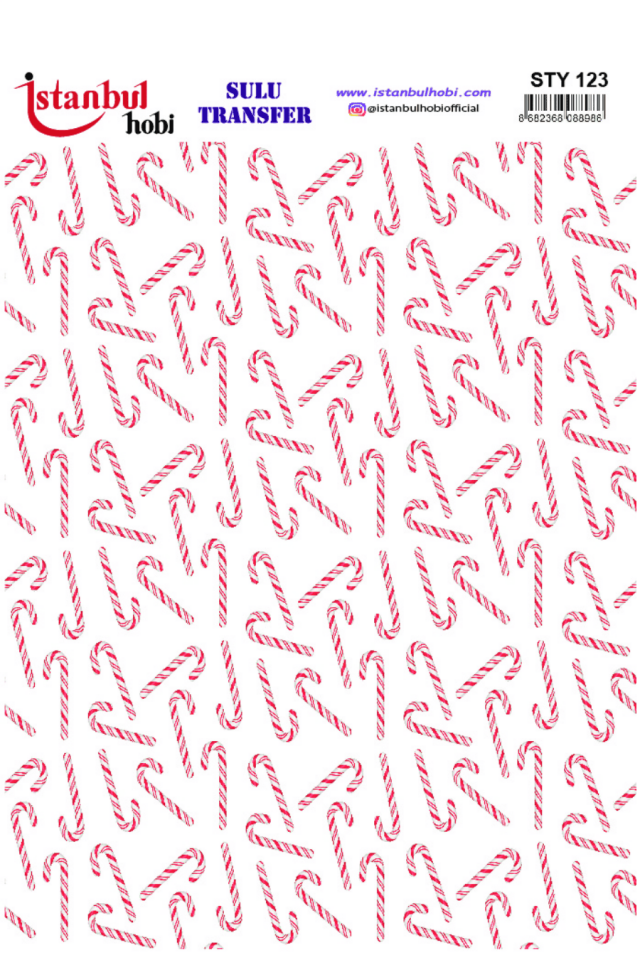 Sulu Transfer Yılbaşı Desen Seri STY123