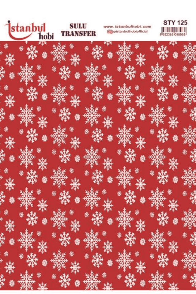 Sulu Transfer Yılbaşı Desen Seri STY125