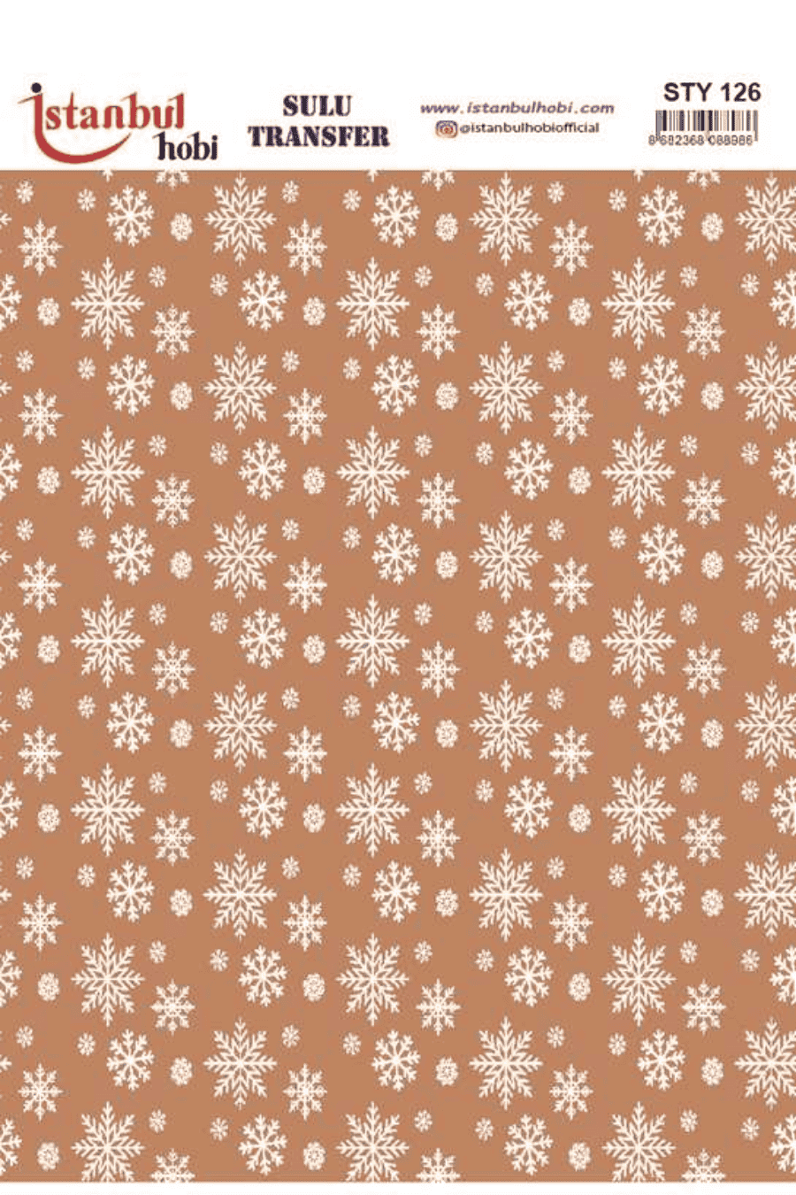 Sulu Transfer Yılbaşı Desen Seri STY126