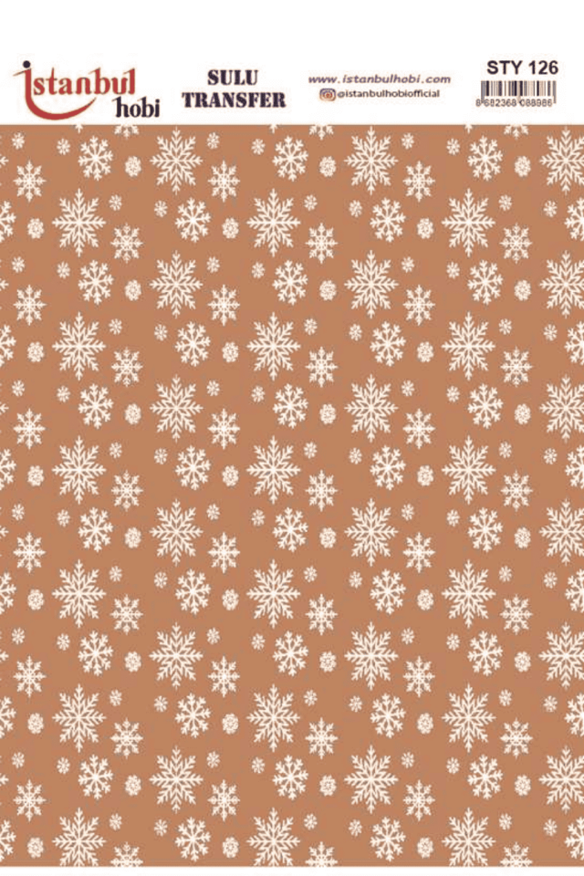 Sulu Transfer Yılbaşı Desen Seri STY126