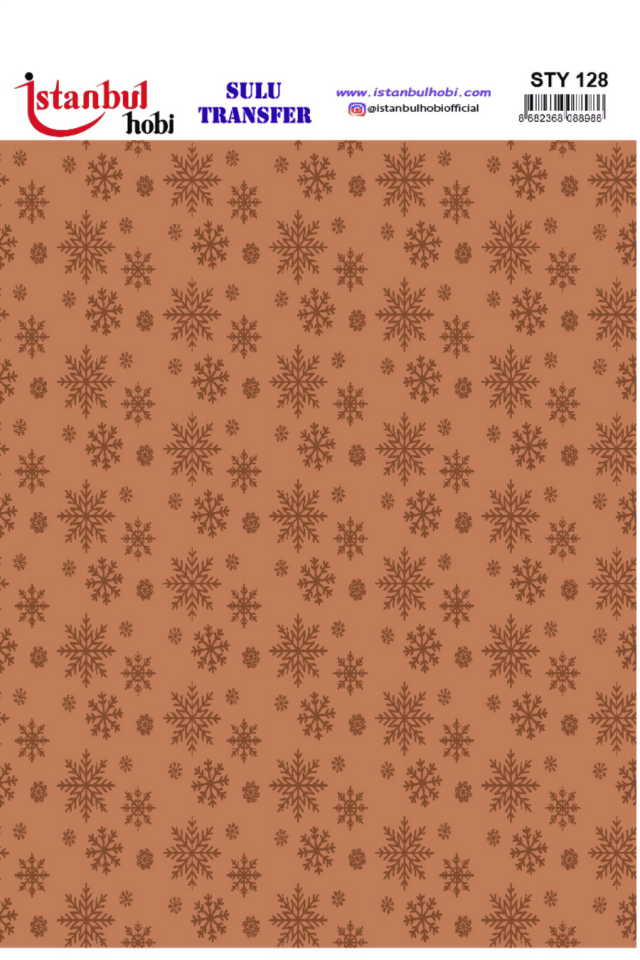 Sulu Transfer Yılbaşı Desen Seri STY128