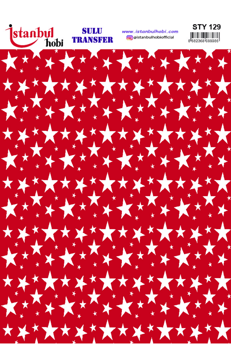 Sulu Transfer Yılbaşı Desen Seri STY129