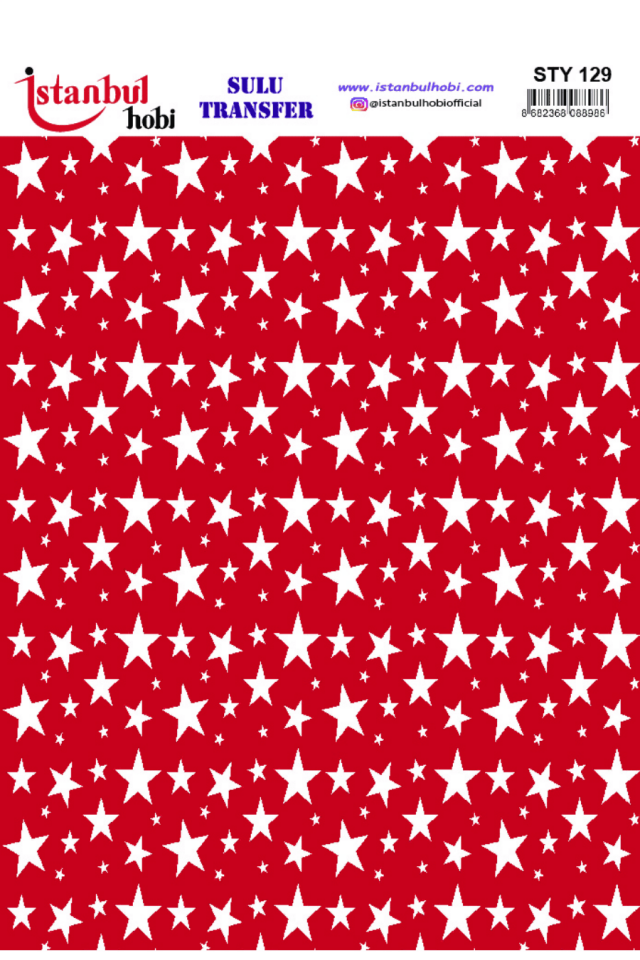 Sulu Transfer Yılbaşı Desen Seri STY129