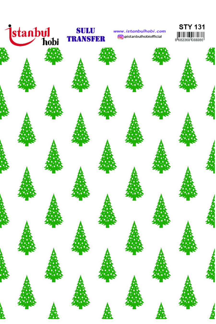Sulu Transfer Yılbaşı Desen Seri STY131