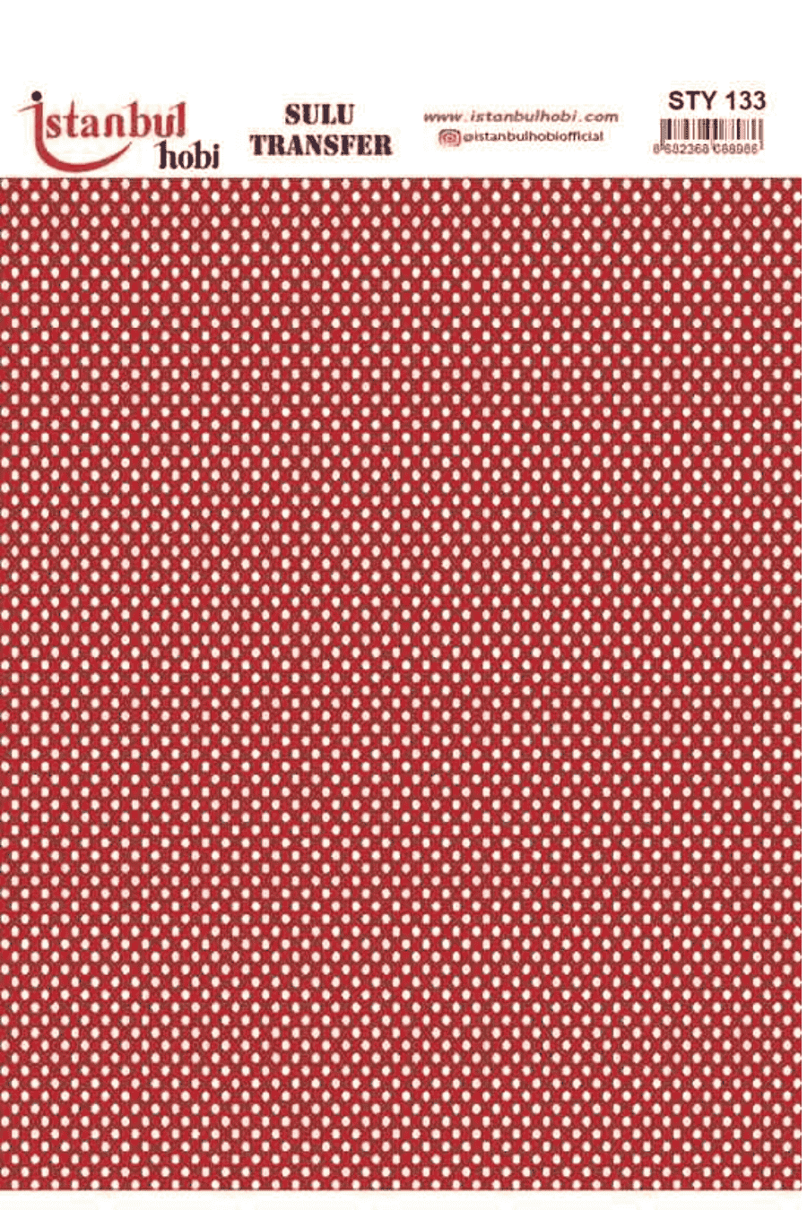 Sulu Transfer Yılbaşı Desen Seri STY133