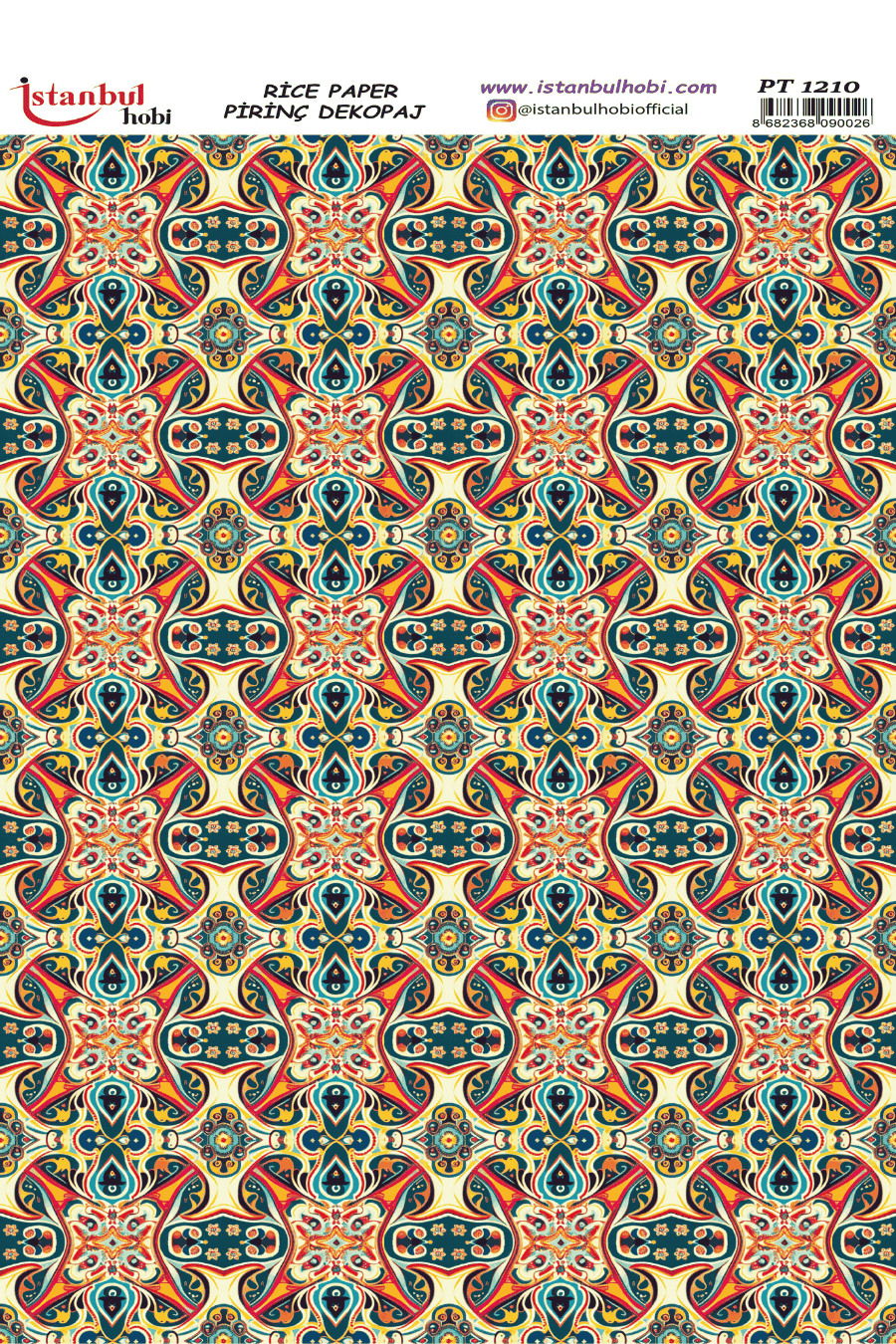 Pirinç Dekopaj Etnik Desen Serisi PT-1210