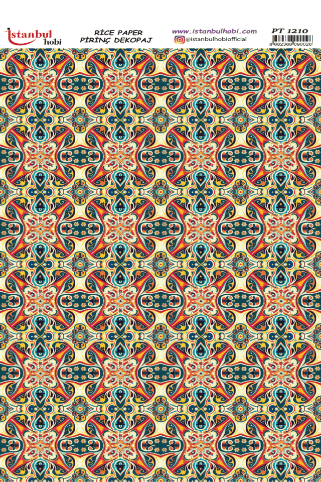 Pirinç Dekopaj Etnik Desen Serisi PT-1210