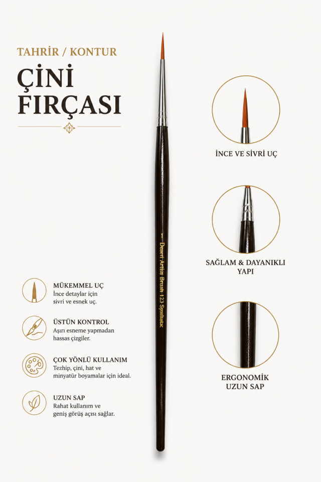 Desen Çini Fırçası No 4