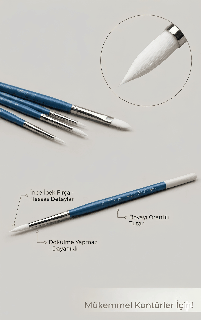 Desen Kontür Fırça No 0000
