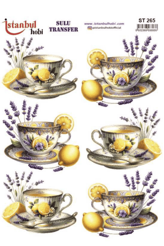 Sulu Transfer Limon Desen Seri ST265