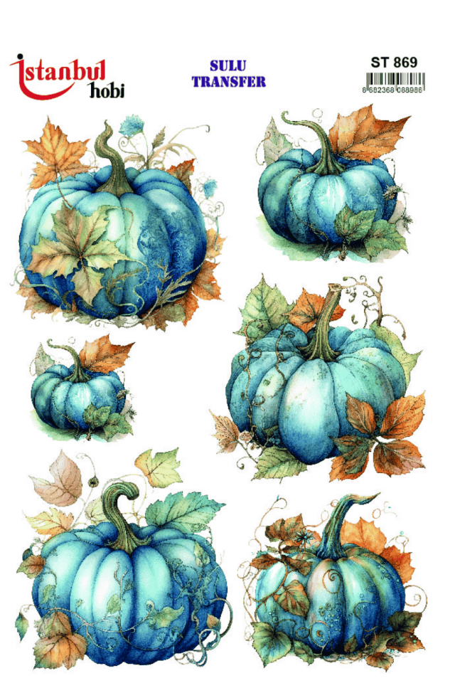 Sulu Transfer Kabak Desen Seri ST869
