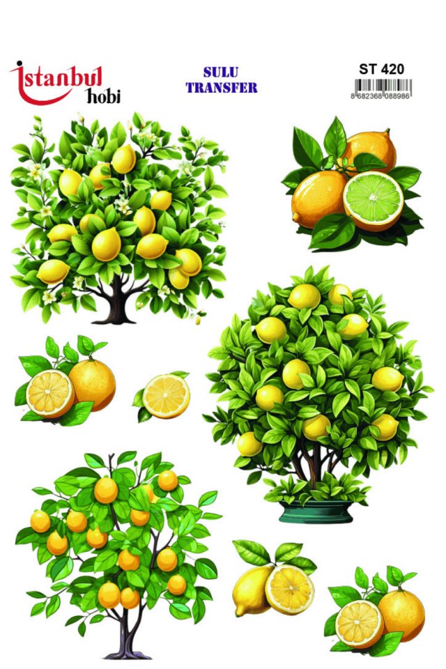 Sulu Transfer Limon Desen Seri ST420