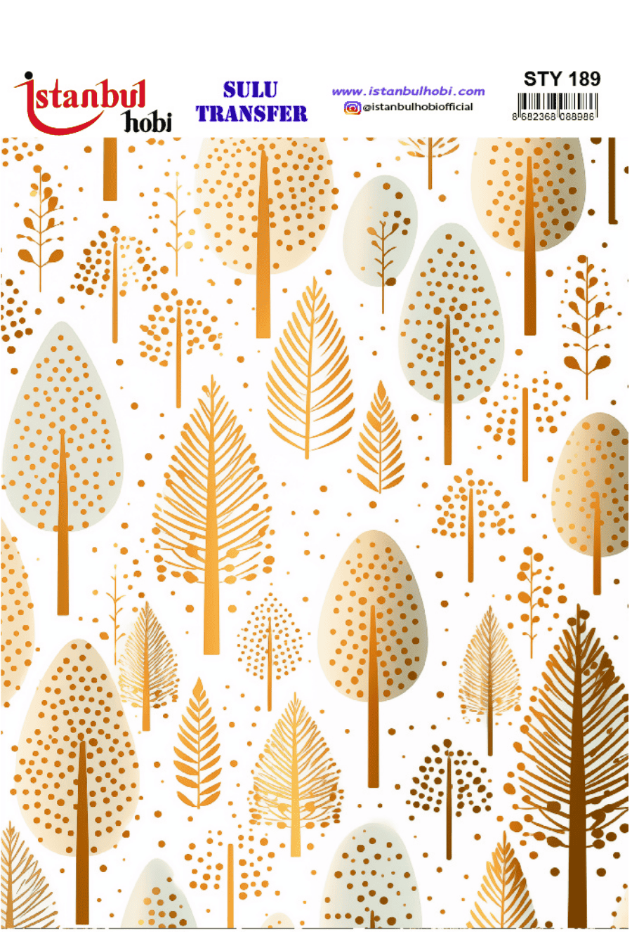 Sulu Transfer Yılbaşı Desen Seri STY189
