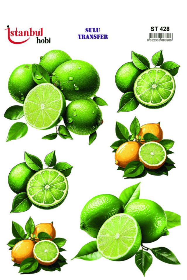 Sulu Transfer Limon Desen Seri ST428