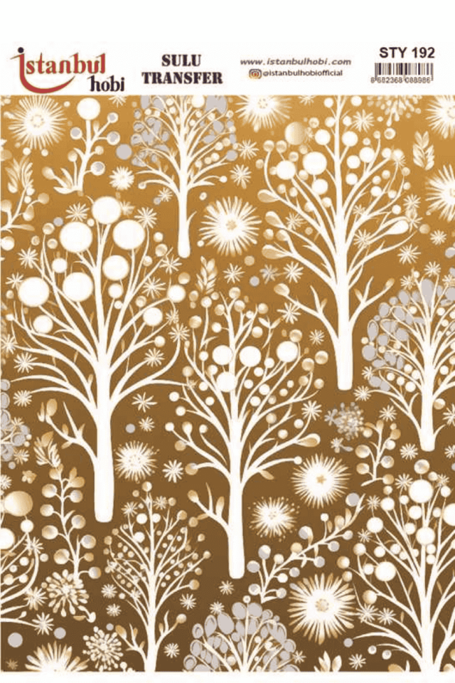 Sulu Transfer Yılbaşı Desen Seri STY192