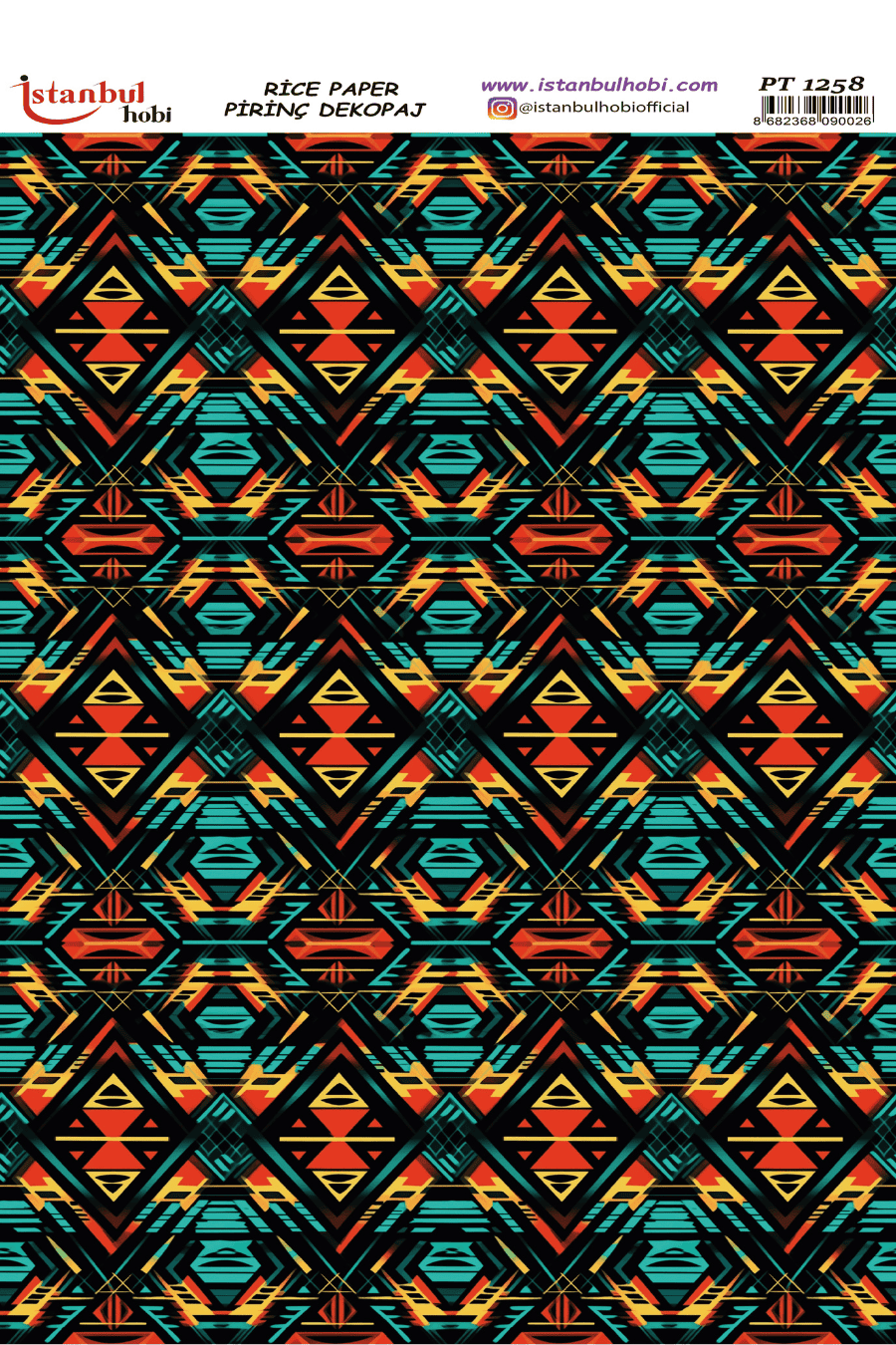 Pirinç Dekopaj Etnik Desen Serisi PT-1258
