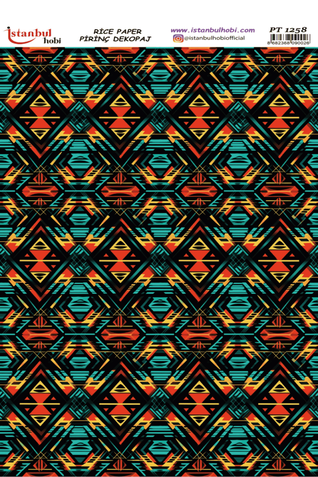Pirinç Dekopaj Etnik Desen Serisi PT-1258