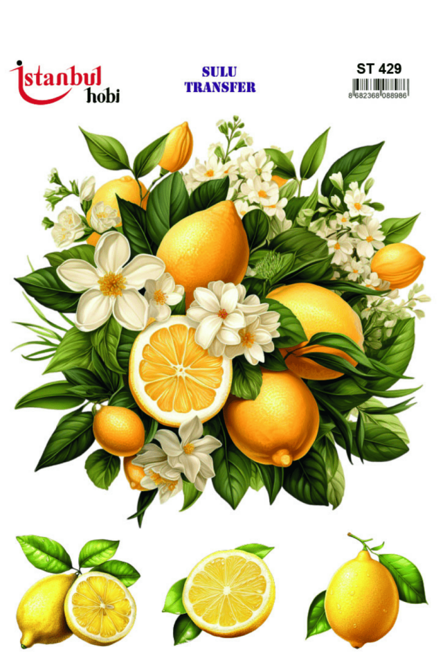 Sulu Transfer Limon Desen Seri ST429