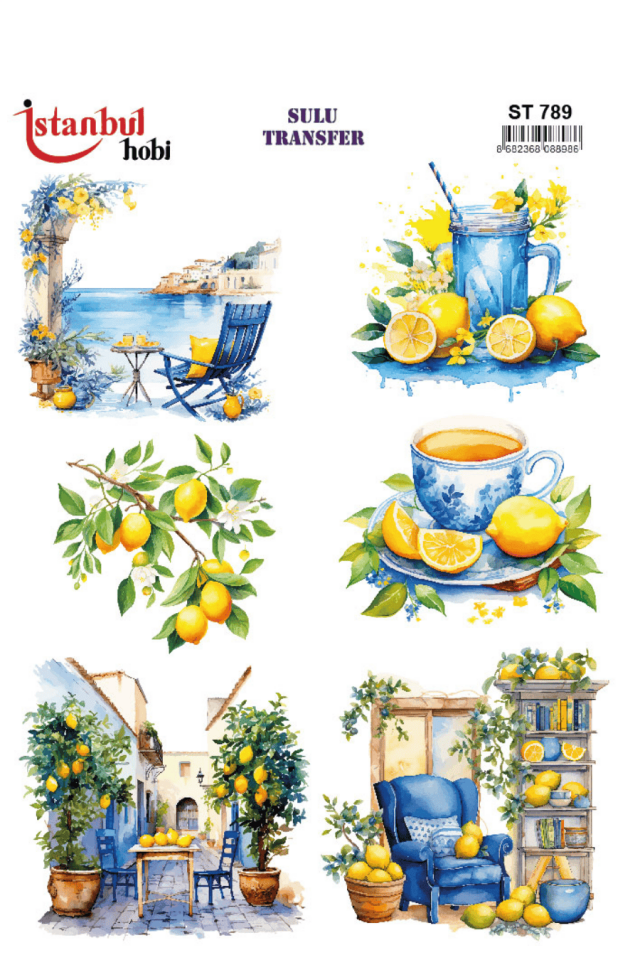 Sulu Transfer Limon Desen Seri ST789