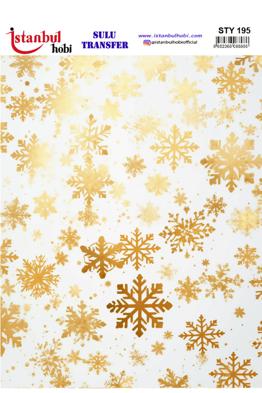 Sulu Transfer Yılbaşı Desen Seri STY195