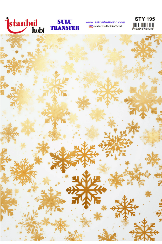 Sulu Transfer Yılbaşı Desen Seri STY195