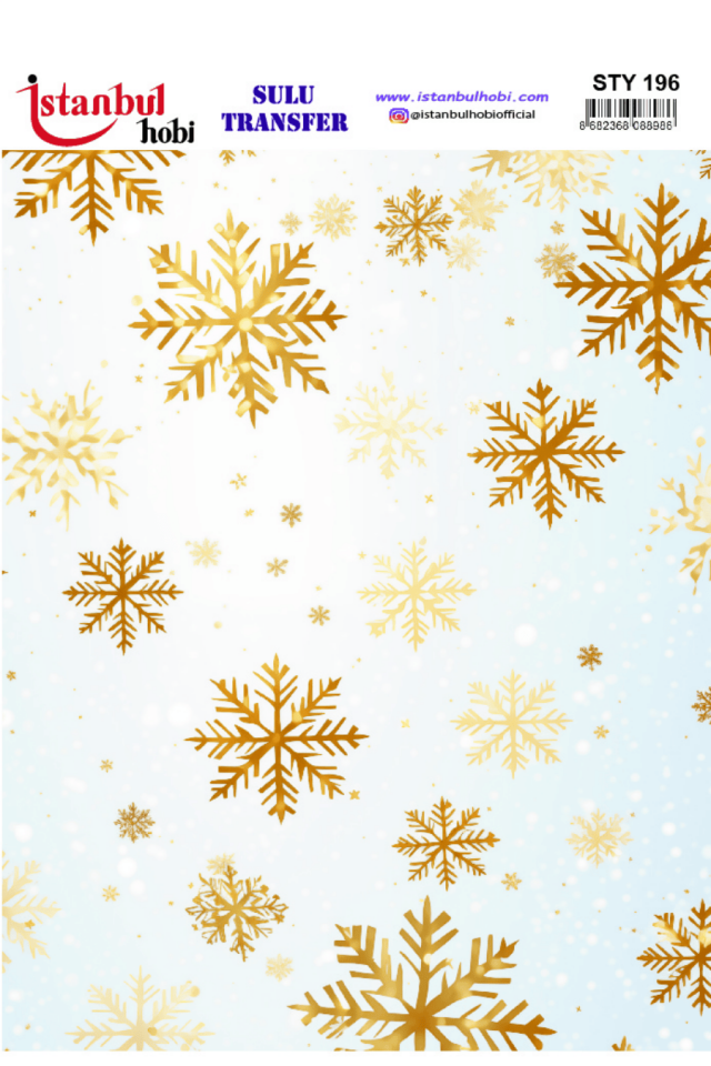 Sulu Transfer Yılbaşı Desen Seri STY196