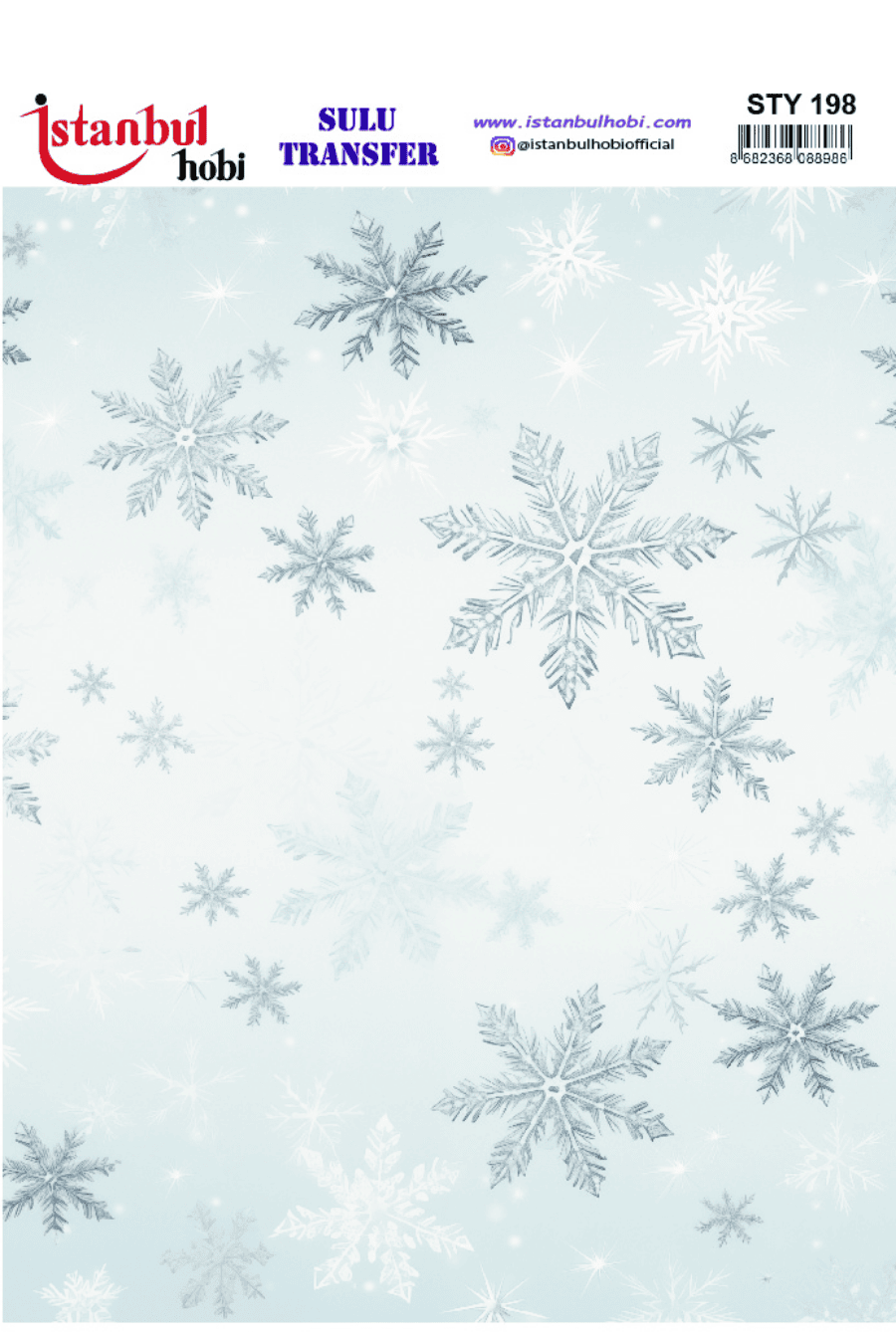 Sulu Transfer Yılbaşı Desen Seri STY198