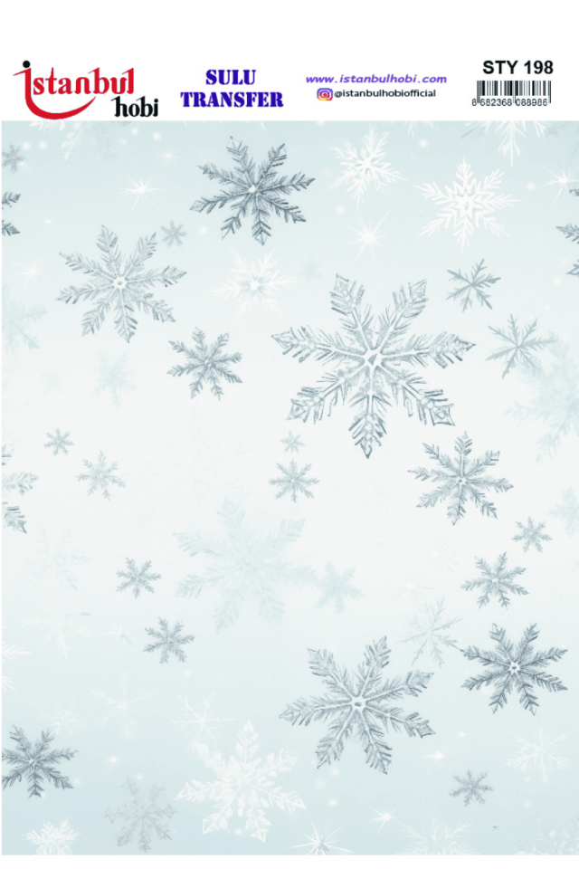 Sulu Transfer Yılbaşı Desen Seri STY198