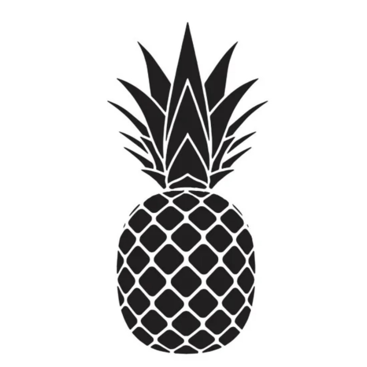 Ananas Model A4 Stencil Şablon AS594