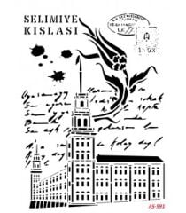 Selimiye Kışlası Model A4 Stencil Şablon AS591