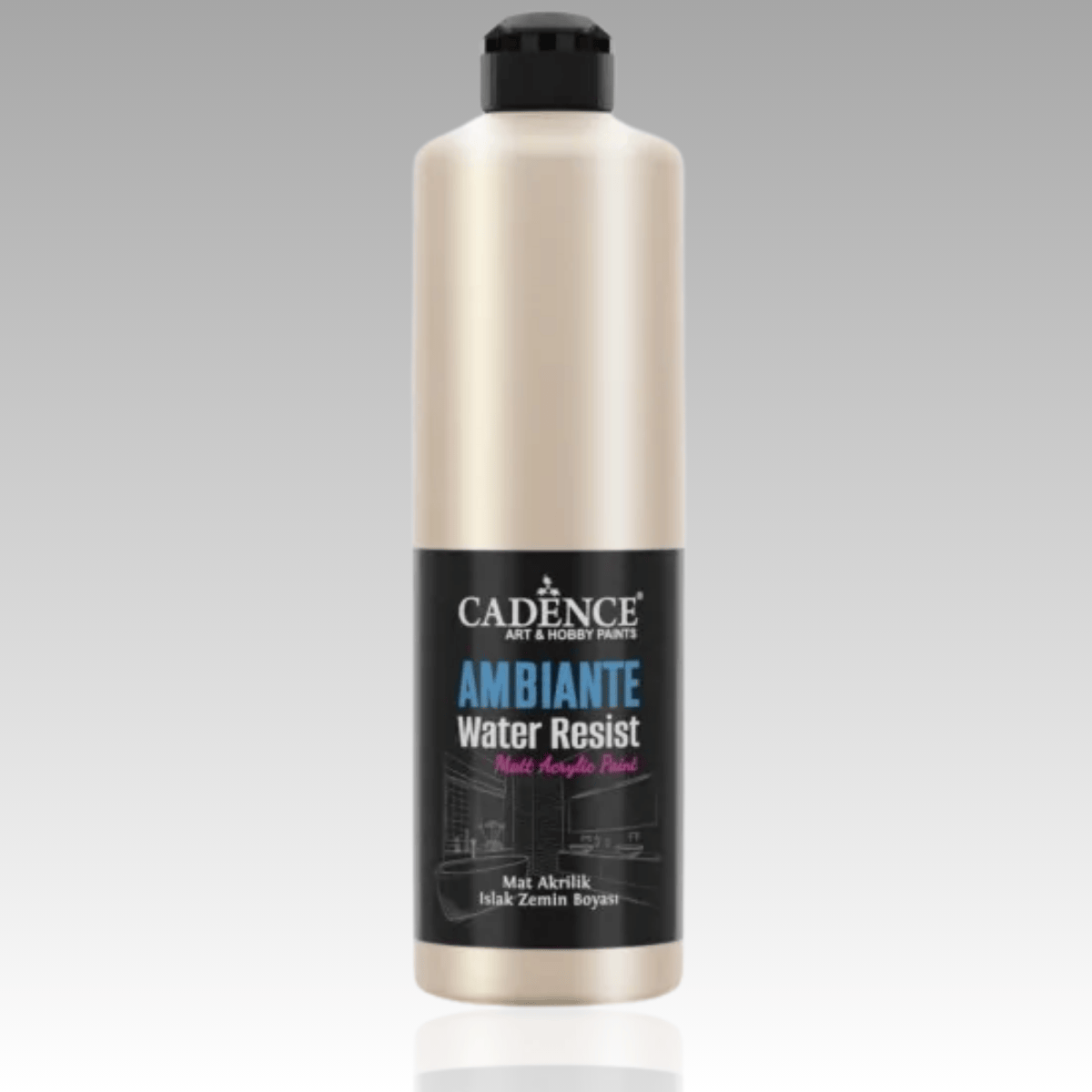 Platin Metalik Ambiante Islak Zemin Boyası 500ml+20ml Katalizör AWM02