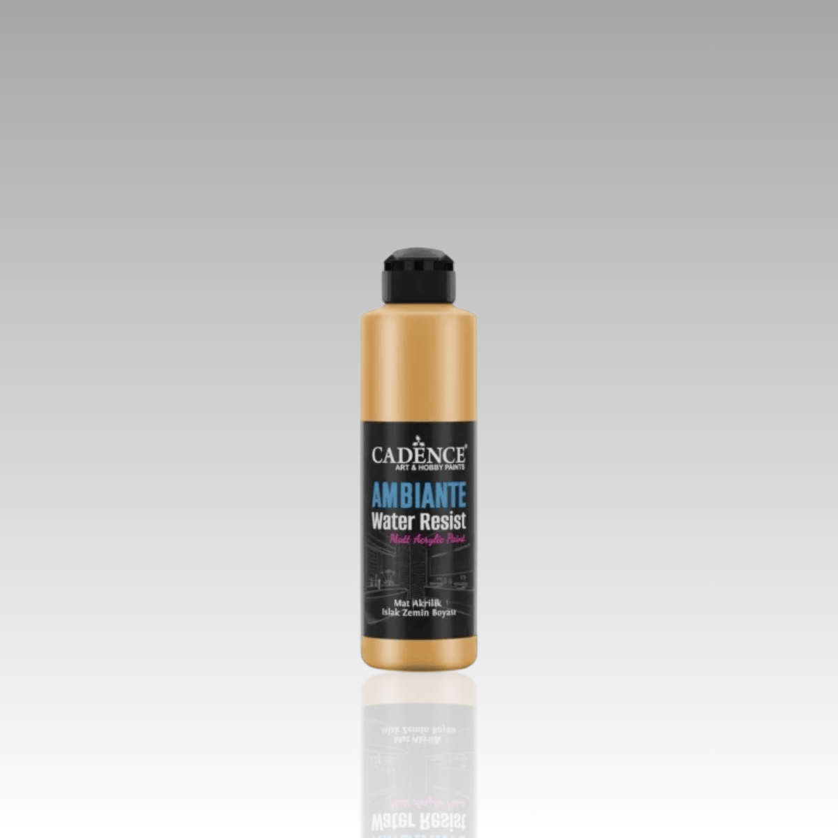 Antik Altın Metalik Ambiante Islak Zemin Boyası 250ml+10gr Katalizör AWM04