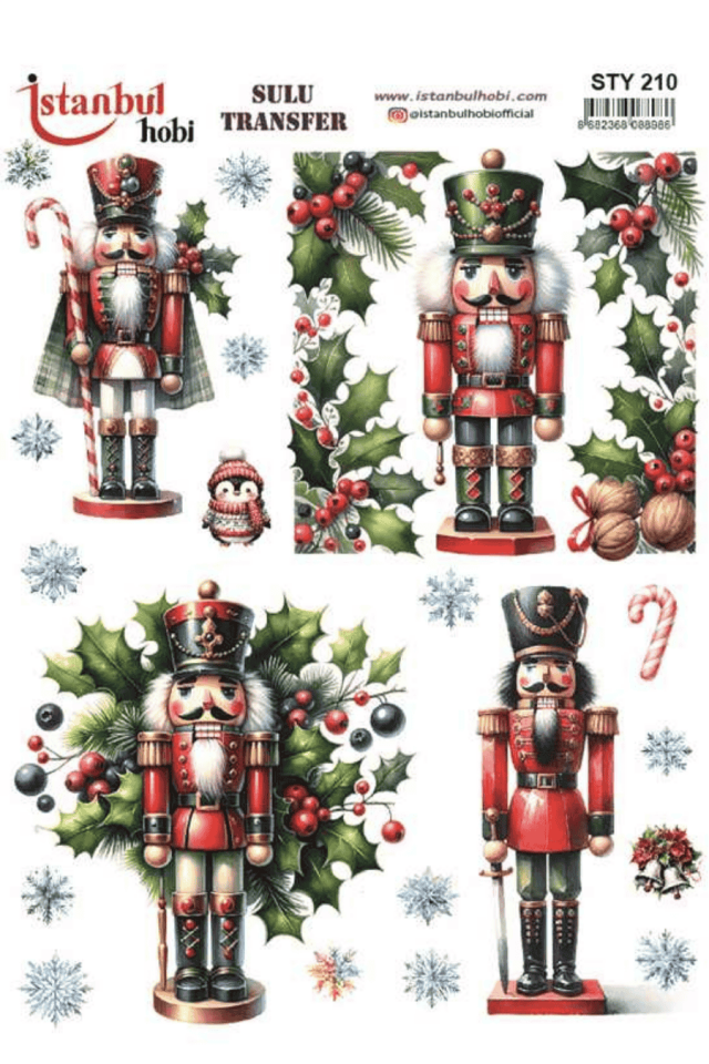 Sulu Transfer Yılbaşı Desen Seri STY210