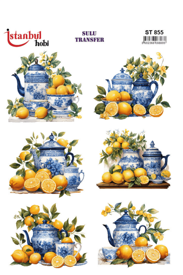 Sulu Transfer Limon Desen Seri ST855