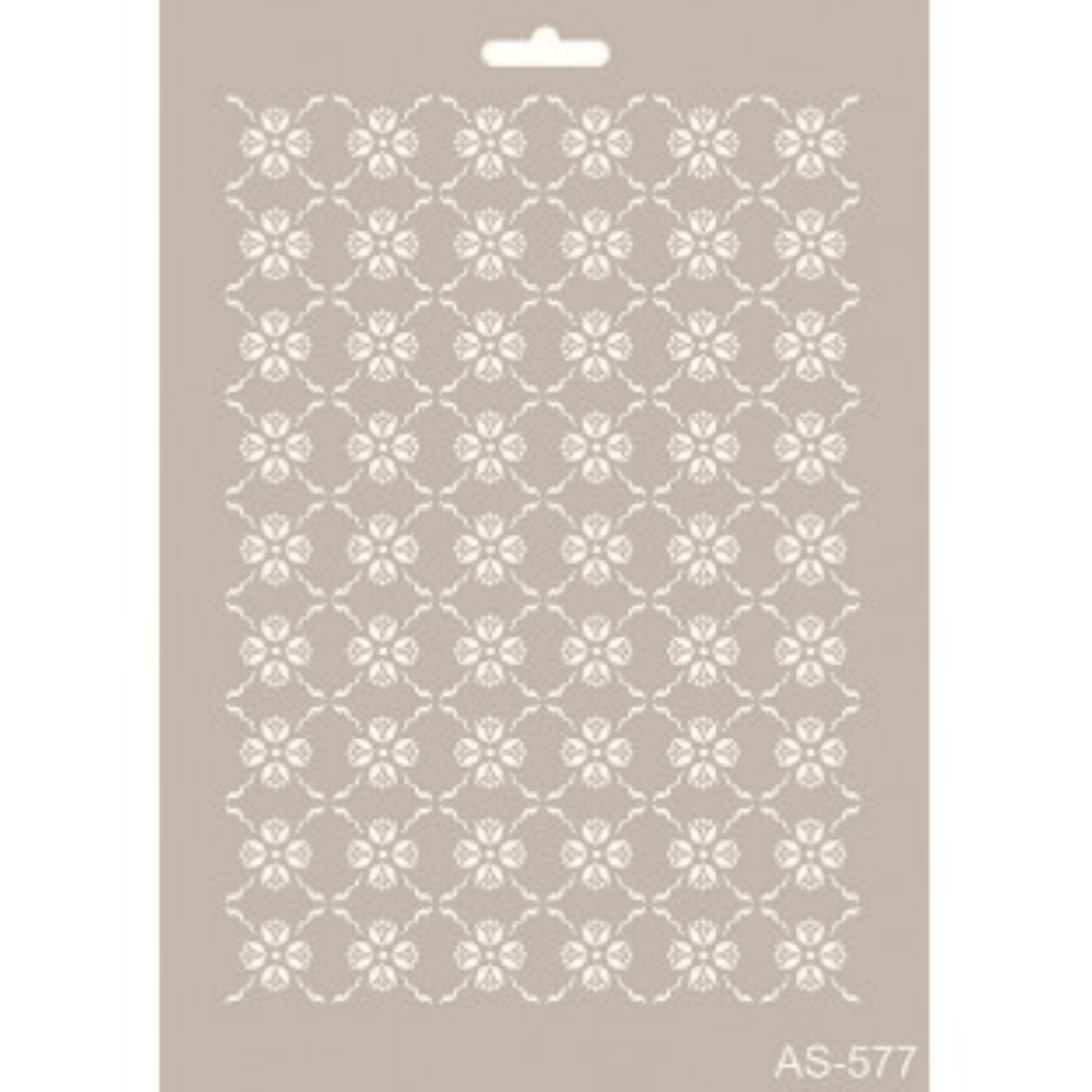 Çiçek Model A4 Stencil Şablon AS577