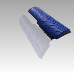 Ağaç ve Budak Doku Dalgalı Aparatı 10cm Wood Grainer