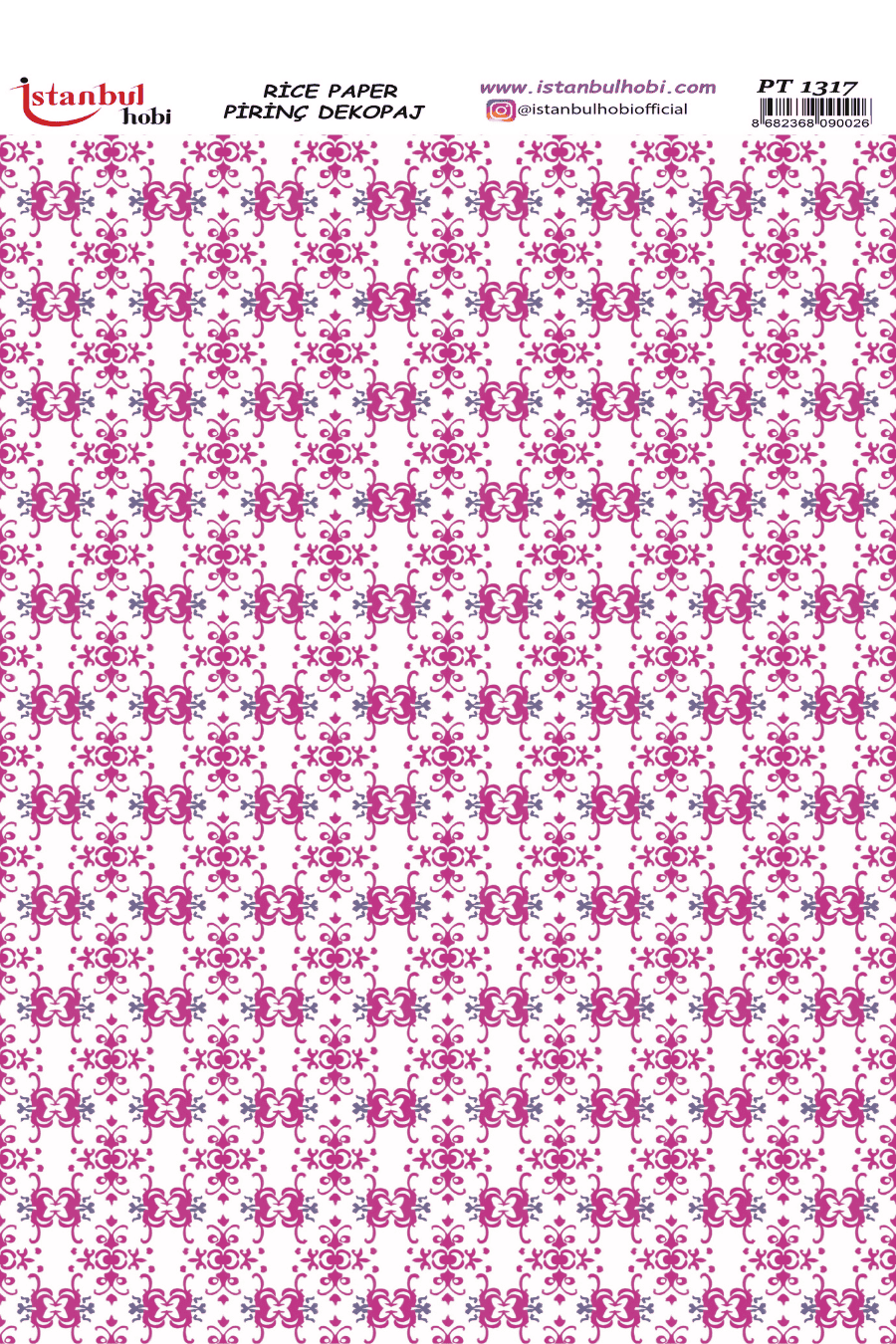Pirinç Dekopaj Etnik Desen Serisi PT-1317