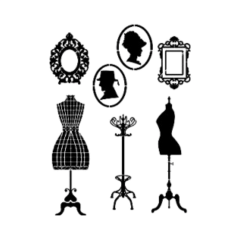 Moda Terzi Model A4 Stencil Şablon AS545