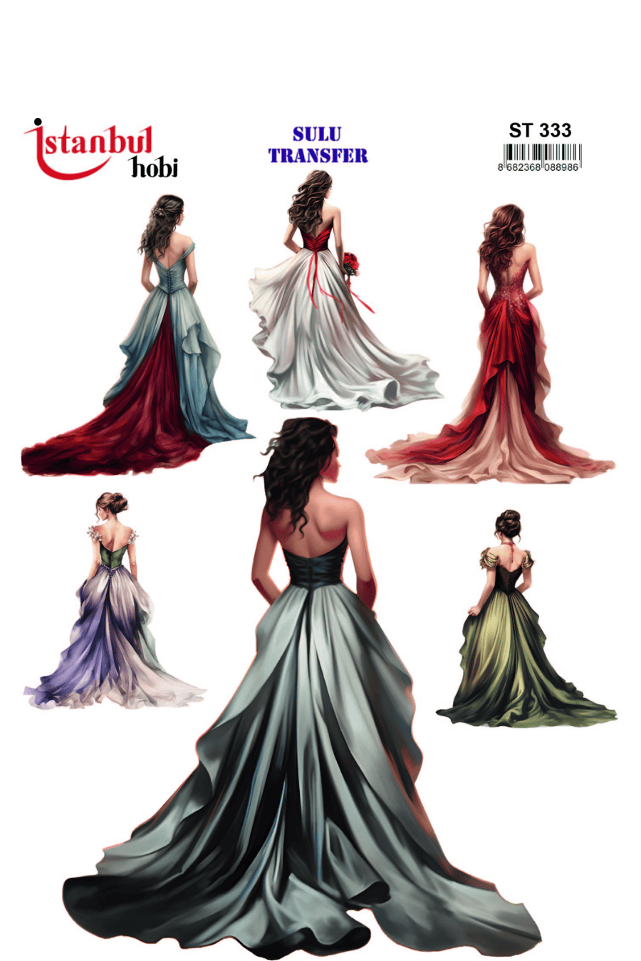 Sulu Transfer Kadınlar Desen Seri ST333